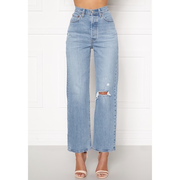 Levis Ribcage Straight Ankle Tango Fade 